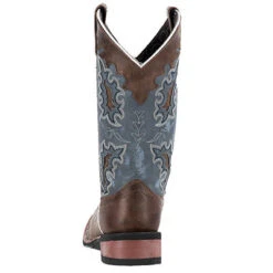 Laredo Women's Brown And Denim Blue Square Toe Boots 11 Laredo Women's Brown And Denim Blue Square Toe Boots -Western Cowboy Equipment 01 5666 BN102 big 899b0814 b3ed 450d 80af e28306df6af5