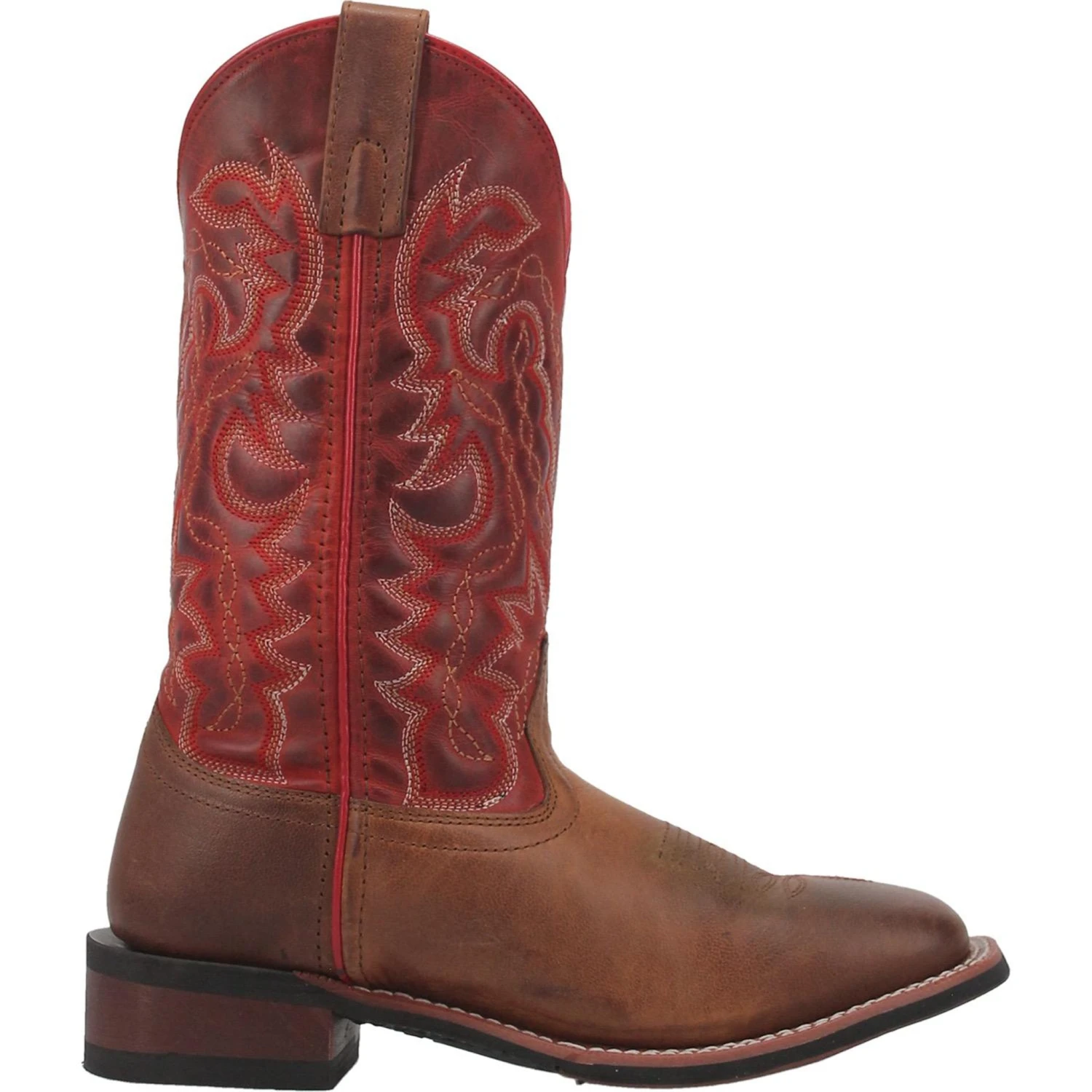 Laredo Tan And Red Darla Boots 6 Laredo Tan And Red Darla Boots - Image 4