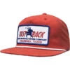 Fast Back Red Retro Flat Bill Cap