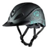 Troxel Rebel Turquoise Rose Helmet -Western Cowboy Equipment 04 275