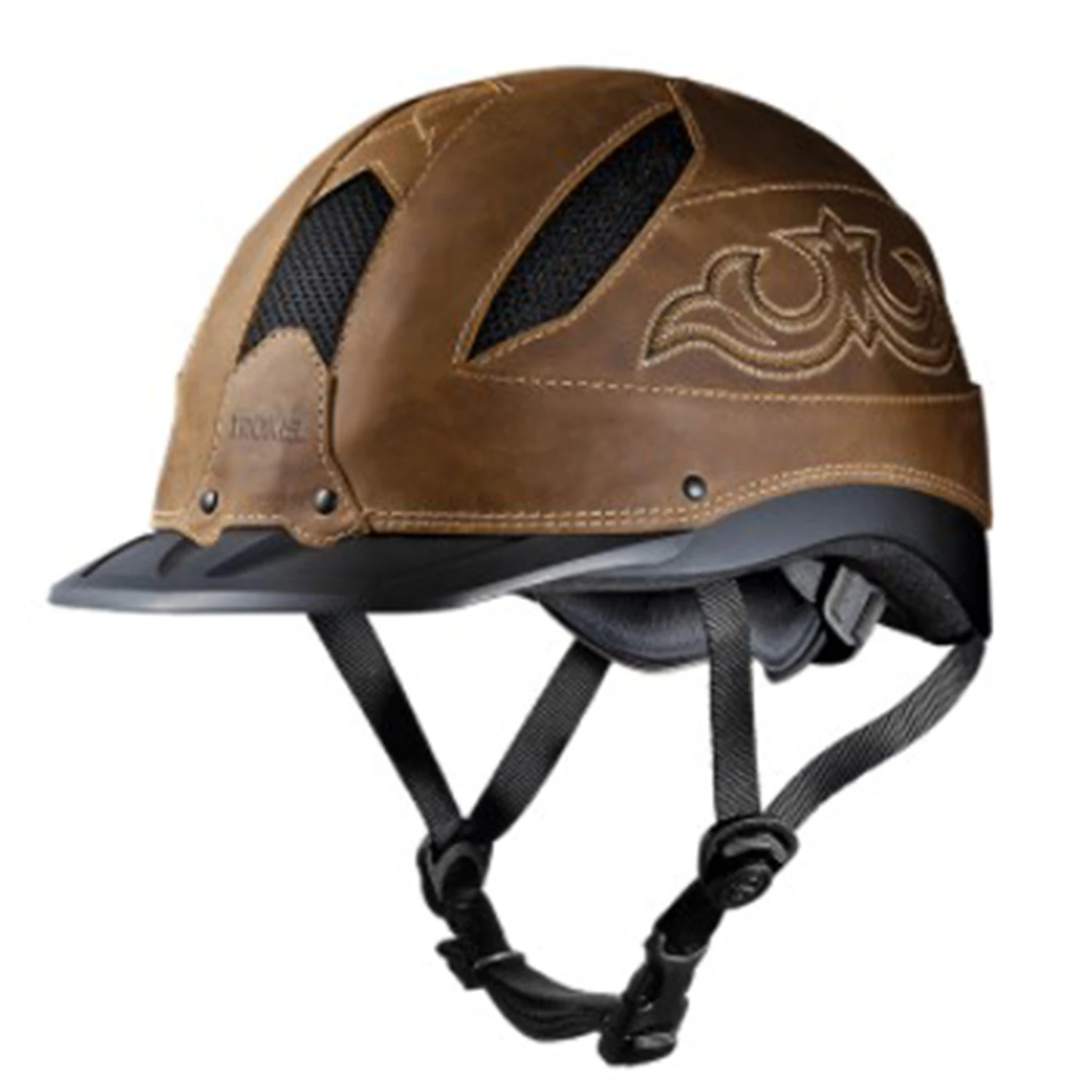 Troxel Brown Cheyenne Helmet 3 Troxel Brown Cheyenne Helmet