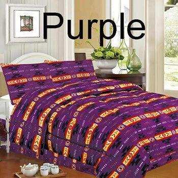 Purple South West Comforter Set 3 Purple South West Comforter Set