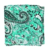 Teal Paisley Wild Rag -Western Cowboy Equipment 0904251