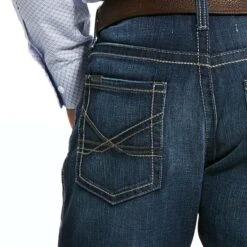 Ariat Men's M5 Straight Leg Robbie Jean -Western Cowboy Equipment 10032319 03
