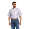 Ariat Wrinkle Free Nasir Classic Fit Short Sleeve Shirt 2 Ariat Wrinkle Free Nasir Classic Fit Short Sleeve Shirt -Western Cowboy Equipment 10040545 front