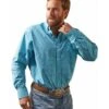 Ariat Men's Blue Pro Kalvin Shirt -Western Cowboy Equipment 10043863 front