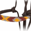 Cashel Chocolate Beaded Rope Halter -Western Cowboy Equipment 100545 Cashel htr brh choc