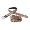 Circle Y White Daisy Belt -Western Cowboy Equipment 1007 bt