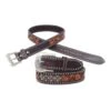 Circle Y Dark Flash Belt 1 Circle Y Dark Flash Belt -Western Cowboy Equipment 1008 bt