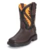 Ariat Kid's VentTek Boots -Western Cowboy Equipment 107080 ariat kids boots 10034159 cocoa orn yth ventek 1 jpeg