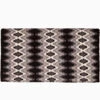 Mustang Black And White Mohair Woven Blanket -Western Cowboy Equipment 1408 DT
