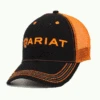 Ariat Black And Orange Mesh Cap -Western Cowboy Equipment 15160276