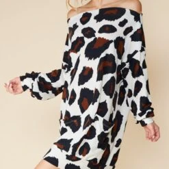 Long Sleeve Animal Print Dress -Western Cowboy Equipment 15597135 7375ff47 dc23 4cb8 acde fbb08ad1d685
