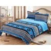 Southwest 3 Pc Queen Comforter Set - Turquoise -Western Cowboy Equipment 17426TURQ