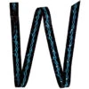 Showman Teal Barbwire Tie Strap 2 Showman Teal Barbwire Tie Strap -Western Cowboy Equipment 177140