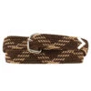 Brown And Tan Braided Web Belt -Western Cowboy Equipment 2000601