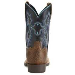 Ariat Kid's Earth Tombstone Boots -Western Cowboy Equipment 20130807 10012794 heel