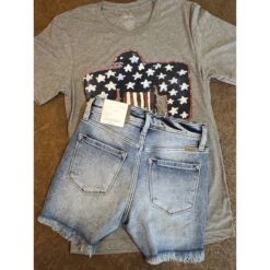 KanCan HIGH RISE DENIM SHORTS -Western Cowboy Equipment 20210624 160753