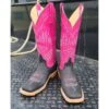Anderson Bean Black/Pink Oiled Shark Boots 1 Anderson Bean Black/Pink Oiled Shark Boots -Western Cowboy Equipment 20220523 143921