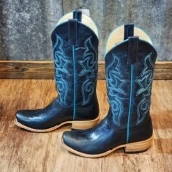 Macie Bean Black/Navy Sinsation Boot -Western Cowboy Equipment 20221205 150109