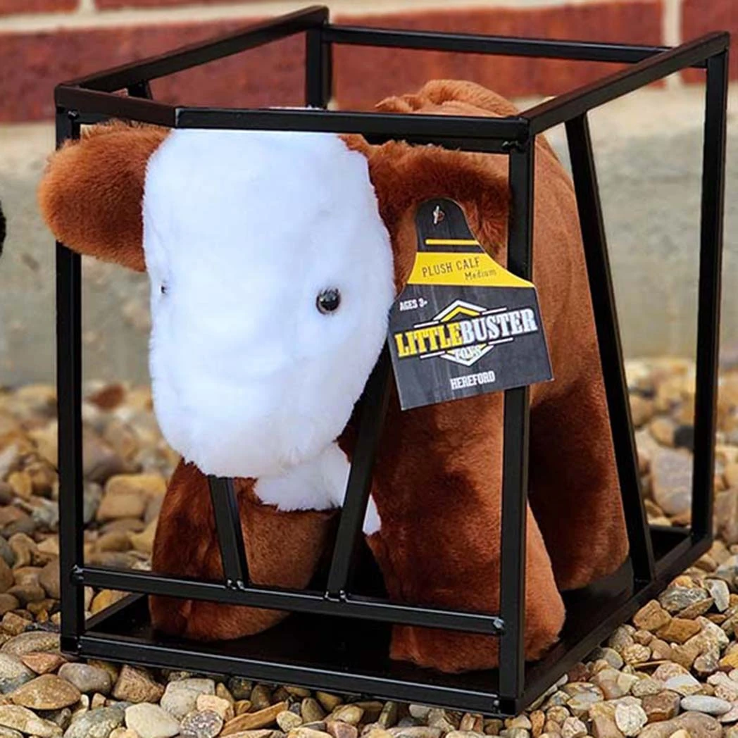 Little Buster Medium Plush Hereford Calf 4 Little Buster Medium Plush Hereford Calf - Image 2