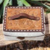 American Darling Cowhide & Tooled Leather Zip Up Jewelry Case -Western Cowboy Equipment 20230501 144705