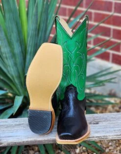 Fenoglio Black Smooth Ostrich Boots -Western Cowboy Equipment 20230608 111747