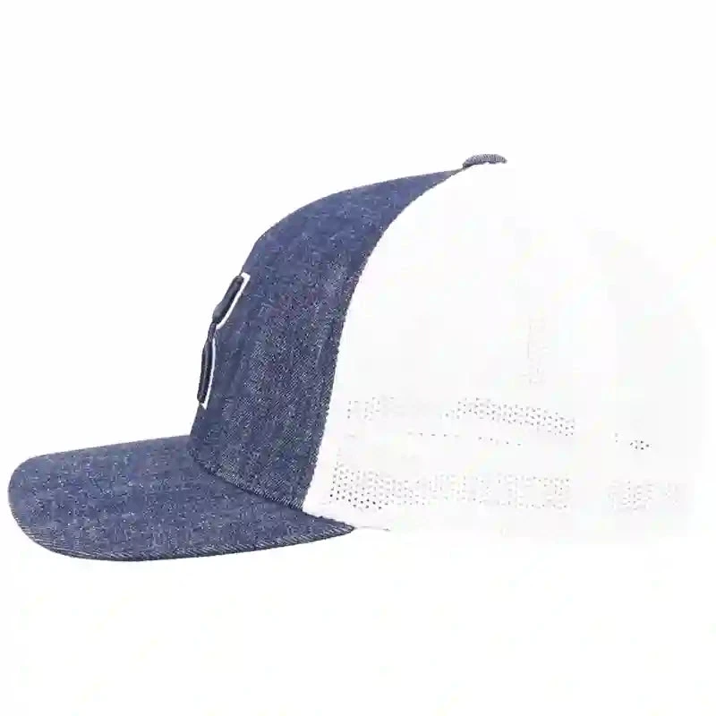 Hooey Mid Profile Denim/White Cap-Hooey Up Patch 4 Hooey Mid Profile Denim/White Cap-Hooey Up Patch - Image 2