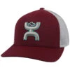Hooey Maroon Grey Youth Cap-Silver/Turq Hooey Up Patch -Western Cowboy Equipment 2112MAGY02 800x 79b676f6 7ee1 4587 bf74 ebaefb01079f