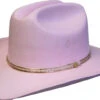 Kid's Light Pink Canvas Hat 2 Kid's Light Pink Canvas Hat -Western Cowboy Equipment 211K