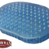 Showman Glitter Rubber Curry Blue 1 Showman Glitter Rubber Curry Blue -Western Cowboy Equipment 24486bl