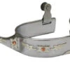 Showman Stainless Steel Leaf Overlay 1" Spur -Western Cowboy Equipment 257761