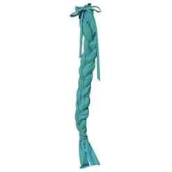 Showman Braided Lycra Tail Bag -Western Cowboy Equipment 26 6318 teal