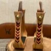 Nettles Stirrups 2" Comanche Inlay -Western Cowboy Equipment 2 COMANCHE3