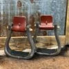 Nettles Stirrups 2" Triple Grey -Western Cowboy Equipment 2grey barrel