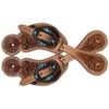 Showman Youth Floral Spur Straps 2 Showman Youth Floral Spur Straps -Western Cowboy Equipment 309042