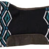 Pachanga Teal/Black Contour Wool Saddle Pad -Western Cowboy Equipment 31 9055 439