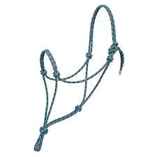 Weaver Leather Pacific Blue, Navy And Turquoise Average Rope Halter