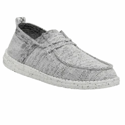 Heydude HEY DUDE WALLY HALO STONE WHITE -Western Cowboy Equipment 40014 1KA WALLYHALO STONEWHITE RIGHTANGLE