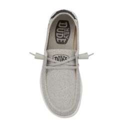 Heydude Hey Dude Wendy Woven Light Grey 14 Heydude Hey Dude Wendy Woven Light Grey -Western Cowboy Equipment 40098 007 WENDYWOVEN LIGHTGREY RIGHTTOP