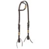 Weaver Leather Rawhide Accented Sliding Ear Headstall -Western Cowboy Equipment 41956 002 0066816 m