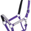 Adjustable Nylon Halter With Crystal Accents - Purple -Western Cowboy Equipment 50 3032 10