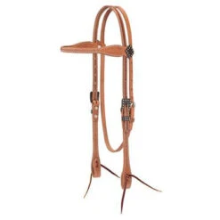 Weaver Leather Russet Rambler Browband Headstall