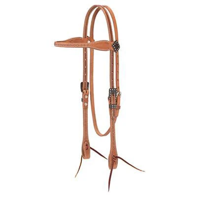 Weaver Leather Russet Rambler Browband Headstall 3 Weaver Leather Russet Rambler Browband Headstall