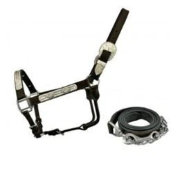Shiloh Silver Show Halter With Lead