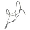 Weaver Leather Grey, Silver, Navy Average Silvertip Halter -Western Cowboy Equipment 61502 xxx 0122762 l