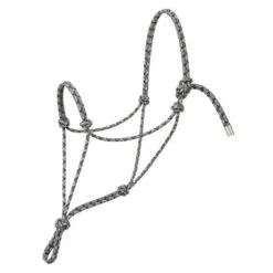 Weaver Leather Grey, Silver, Navy Average Silvertip Halter