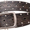 Women's Black Embossed Belt -Western Cowboy Equipment 6317 blk 1