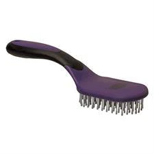 Weaver Leather Purple And Black Mane And Tail Brush