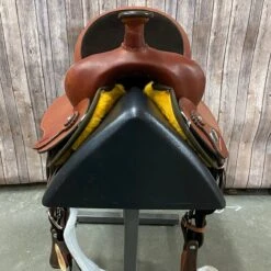 Fabtron Cordura Trail Saddle With Black Seat And Round Skirt, 15 Inch Seat -Western Cowboy Equipment 7102